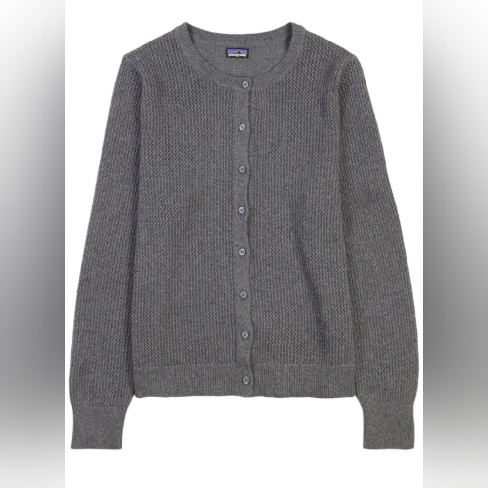 Patagonia Gray Recycled Cashmere Cardigan